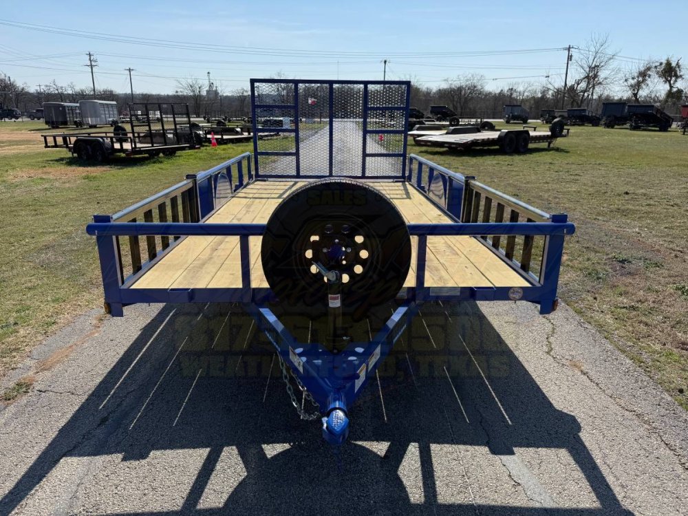 2026 TOP HAT 83" X 14' SINGLE AXLE UTILITY TRAILER W/ SIDE RAMPS, 4' SPRING ASSIST RAMP GATE, SPARE 