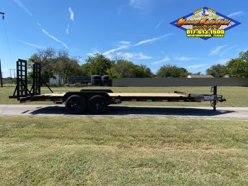 2026 TOP HAT 83" X 22' EQUIPMENT TRAILER W/ WIDE STAND UP RAMPS, SPARE 14,000 GVWR