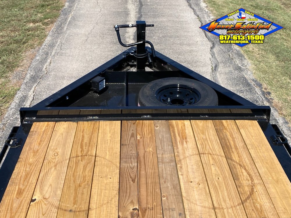 2026 TOP HAT 83" X 22' EQUIPMENT TRAILER W/ WIDE STAND UP RAMPS, SPARE 14,000 GVWR