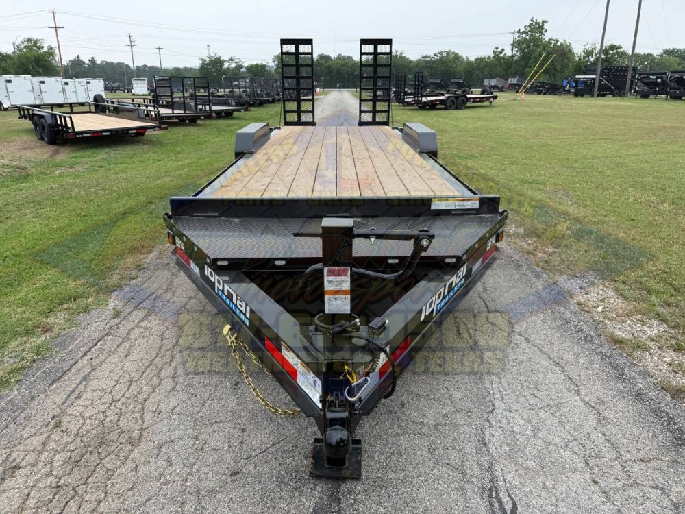 2026 TOP HAT 83" X 22' EQUIPMENT TRAILER W/ WIDE STAND UP RAMPS, SPARE 14,000 GVWR