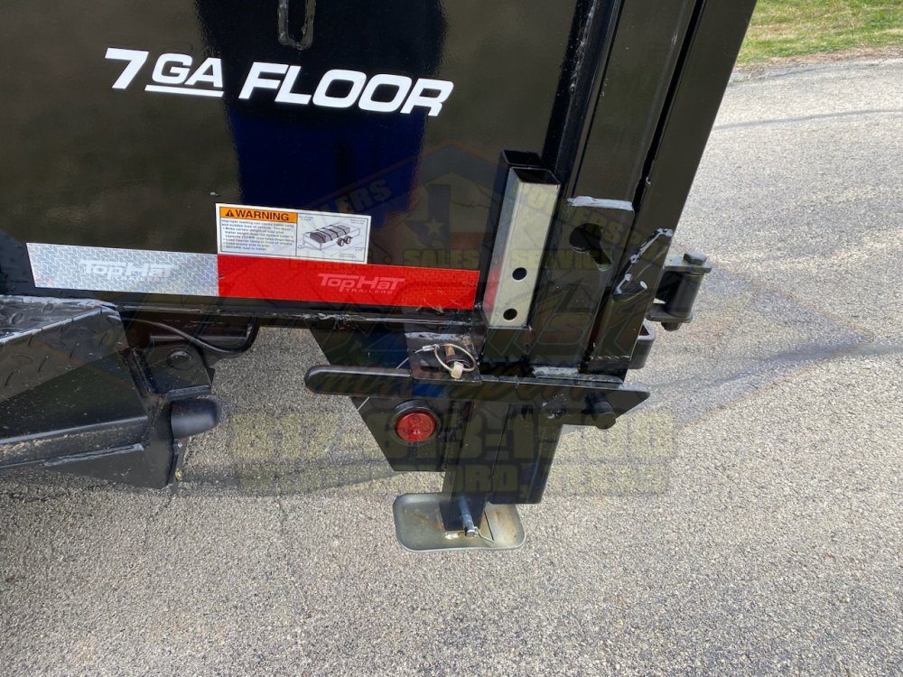 2026 TOP HAT 83" X 14' LOW PROFILE DUMP TRAILER WITH TARP, RAMPS AND SPARE 14,000 GVWR