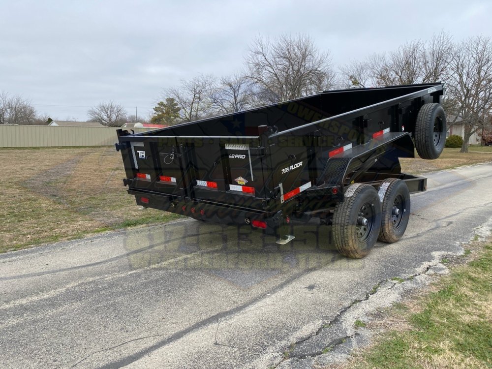 2026 TOP HAT 83" X 14' LOW PROFILE DUMP TRAILER WITH TARP, RAMPS AND SPARE 14,000 GVWR