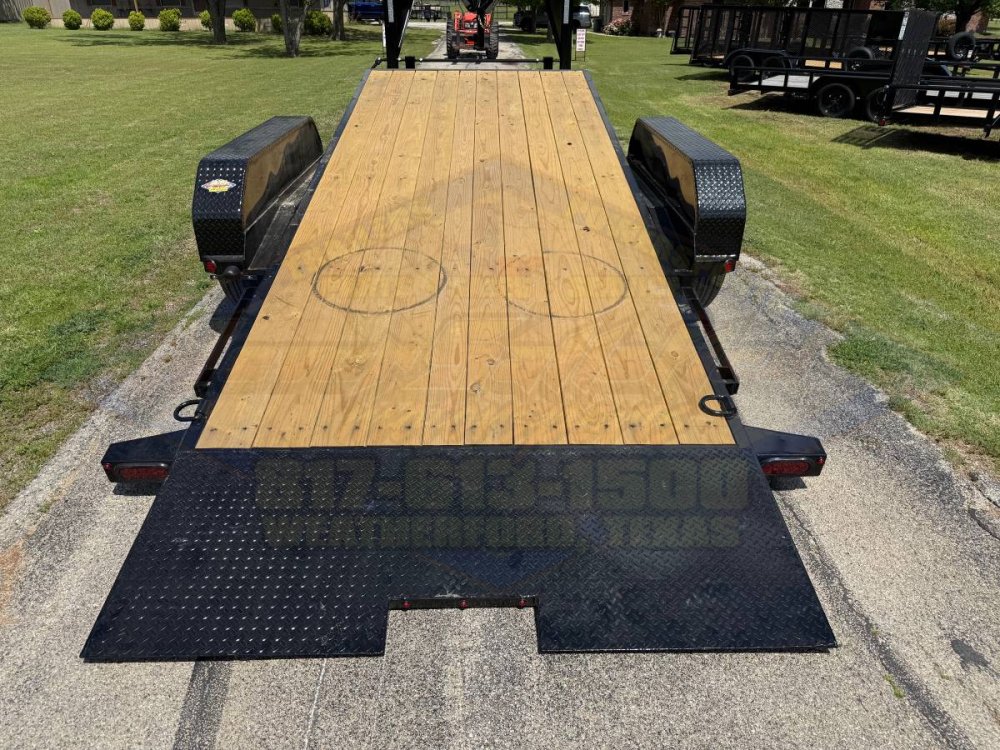 2026 TOP HAT 83" X 24' GOOSENECK TILT DECK SHOCK TRAILER WITH SPARE 14,000 GVWR