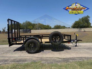 2027 TOP HAT 5' X 10' SINGLE AXLE TRAILER W/ RAMP GATE, SPARE 2,990#GVWR 2180#PLC