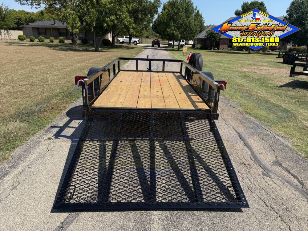 2027 TOP HAT 5' X 10' SINGLE AXLE TRAILER W/ RAMP GATE, SPARE 2,990#GVWR 2180#PLC