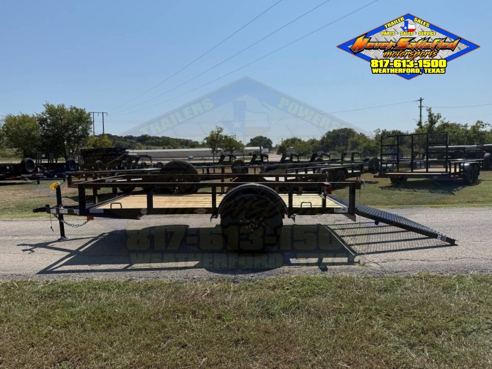 2027 TOP HAT 5' X 10' SINGLE AXLE TRAILER W/ RAMP GATE, SPARE 2,990#GVWR 2180#PLC