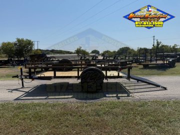 2027 TOP HAT 5' X 10' SINGLE AXLE TRAILER W/ RAMP GATE, SPARE 2,990#GVWR 2180#PLC