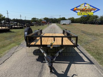 2027 TOP HAT 5' X 10' SINGLE AXLE TRAILER W/ RAMP GATE, SPARE 2,990#GVWR 2180#PLC