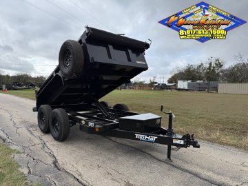 2027 TOP HAT 77" X 10' DUMP TRAILER WITH TARP AND SPARE 7,000 GVWR