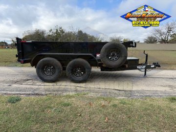 2027 TOP HAT 77" X 10' DUMP TRAILER WITH TARP AND SPARE 7,000 GVWR