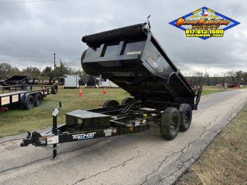 2027 TOP HAT 77" X 10' DUMP TRAILER WITH TARP AND SPARE 7,000 GVWR