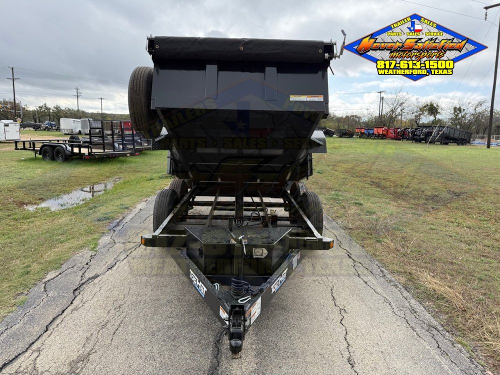 2027 TOP HAT 77" X 10' DUMP TRAILER WITH TARP AND SPARE 7,000 GVWR