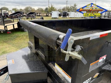 2027 TOP HAT 77" X 10' DUMP TRAILER WITH TARP AND SPARE 7,000 GVWR