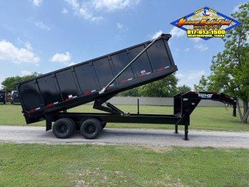2026 TOP HAT 96" X 20' GOOSENECK DUMP TRAILER WITH TARP, RAMPS AND SPARE 24,000 GVWR