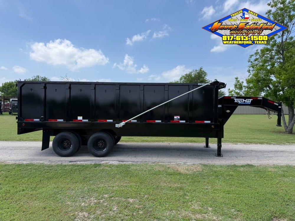 2026 TOP HAT 96" X 20' GOOSENECK DUMP TRAILER WITH TARP, RAMPS AND SPARE 24,000 GVWR