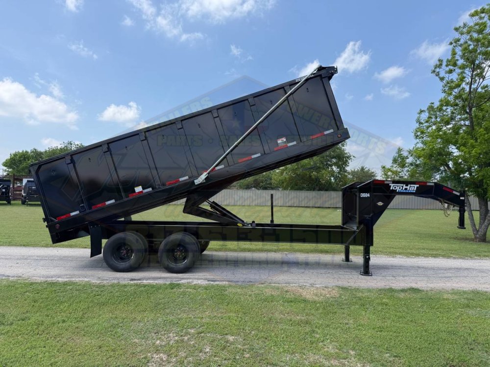 2026 TOP HAT 96" X 20' GOOSENECK DUMP TRAILER WITH TARP, RAMPS AND SPARE 24,000 GVWR