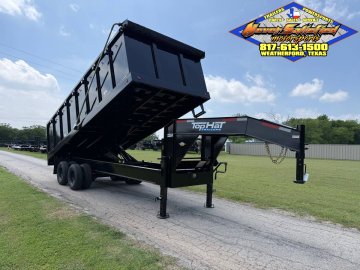 2026 TOP HAT 96" X 20' GOOSENECK DUMP TRAILER WITH TARP, RAMPS AND SPARE 24,000 GVWR