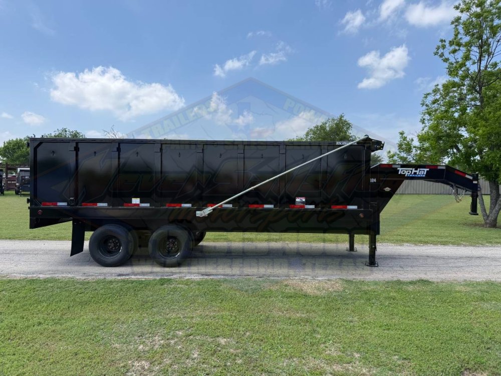 2026 TOP HAT 96" X 20' GOOSENECK DUMP TRAILER WITH TARP, RAMPS AND SPARE 24,000 GVWR