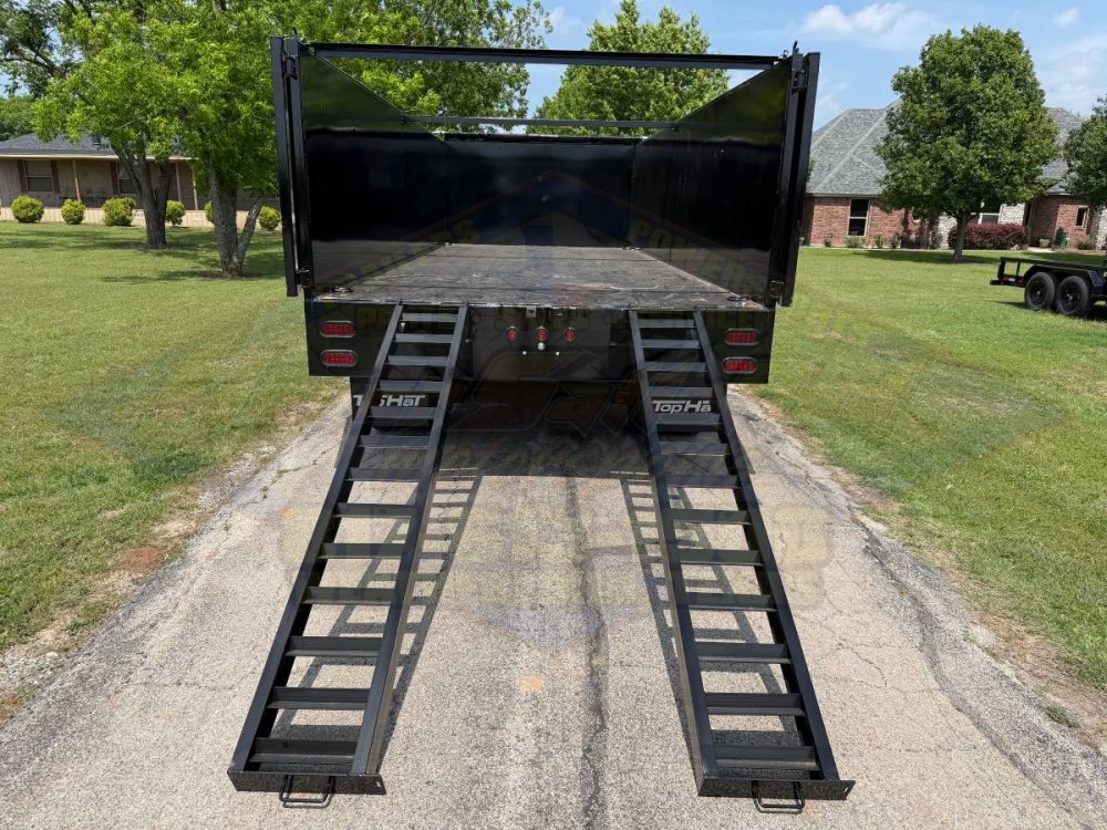 2026 TOP HAT 96" X 20' GOOSENECK DUMP TRAILER WITH TARP, RAMPS AND SPARE 24,000 GVWR