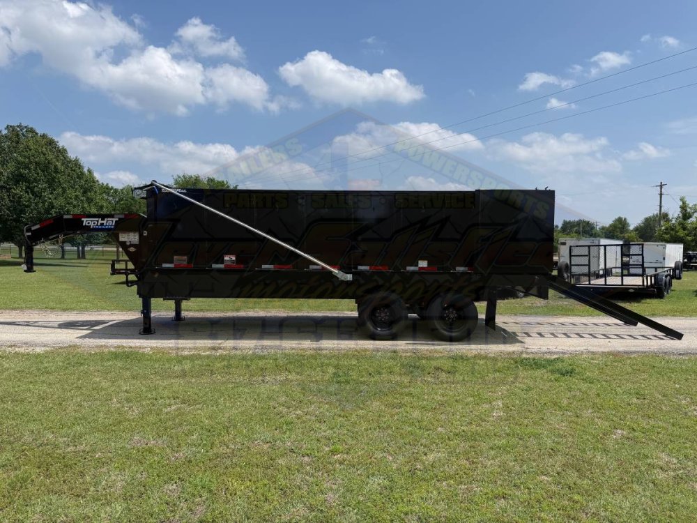 2026 TOP HAT 96" X 20' GOOSENECK DUMP TRAILER WITH TARP, RAMPS AND SPARE 24,000 GVWR