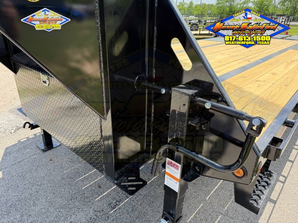 2027 TOP HAT 102" X 20' + 5' GOOSENECK TRAILER WITH JUMBO RAMPS AND SPARE 24,000 GVWR