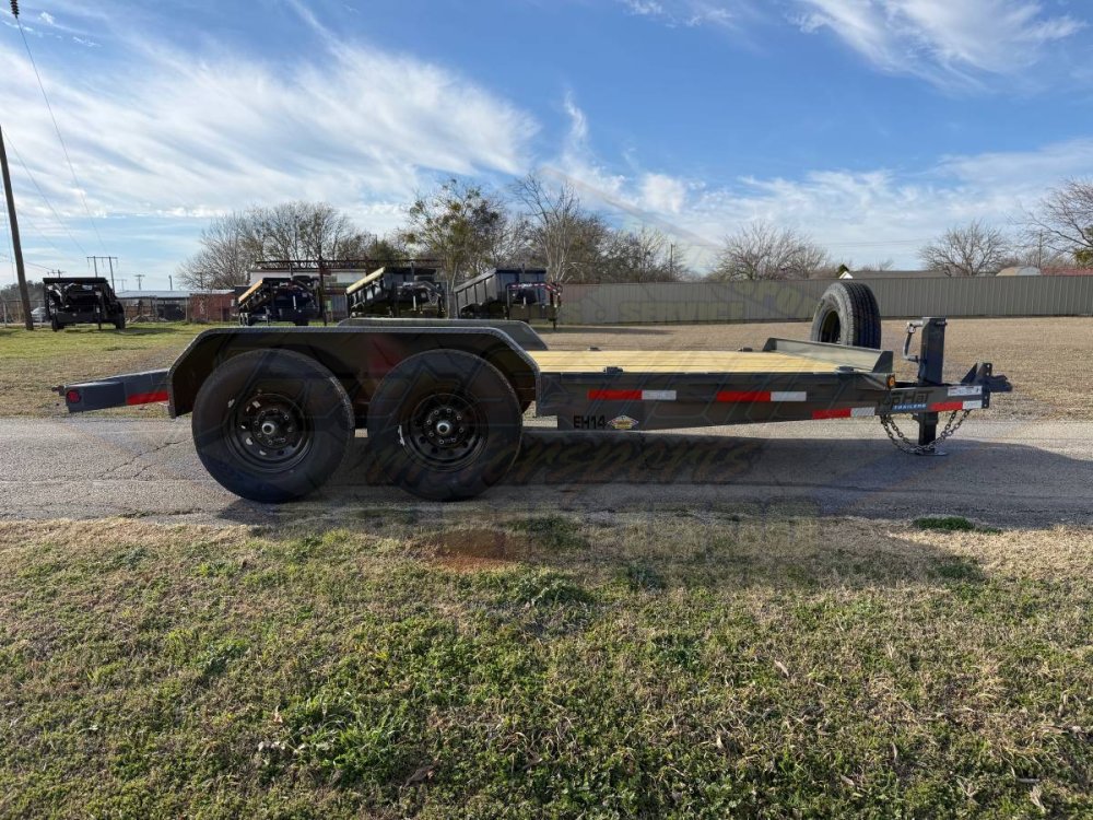 2026 TOP HAT 83" X 14' HEAVY DUTY EQUIPMENT TRAILER WITH RAMPS AND SPARE 14K-GVWR