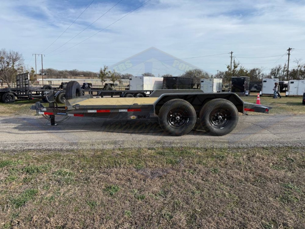 2026 TOP HAT 83" X 14' HEAVY DUTY EQUIPMENT TRAILER WITH RAMPS AND SPARE 14K-GVWR