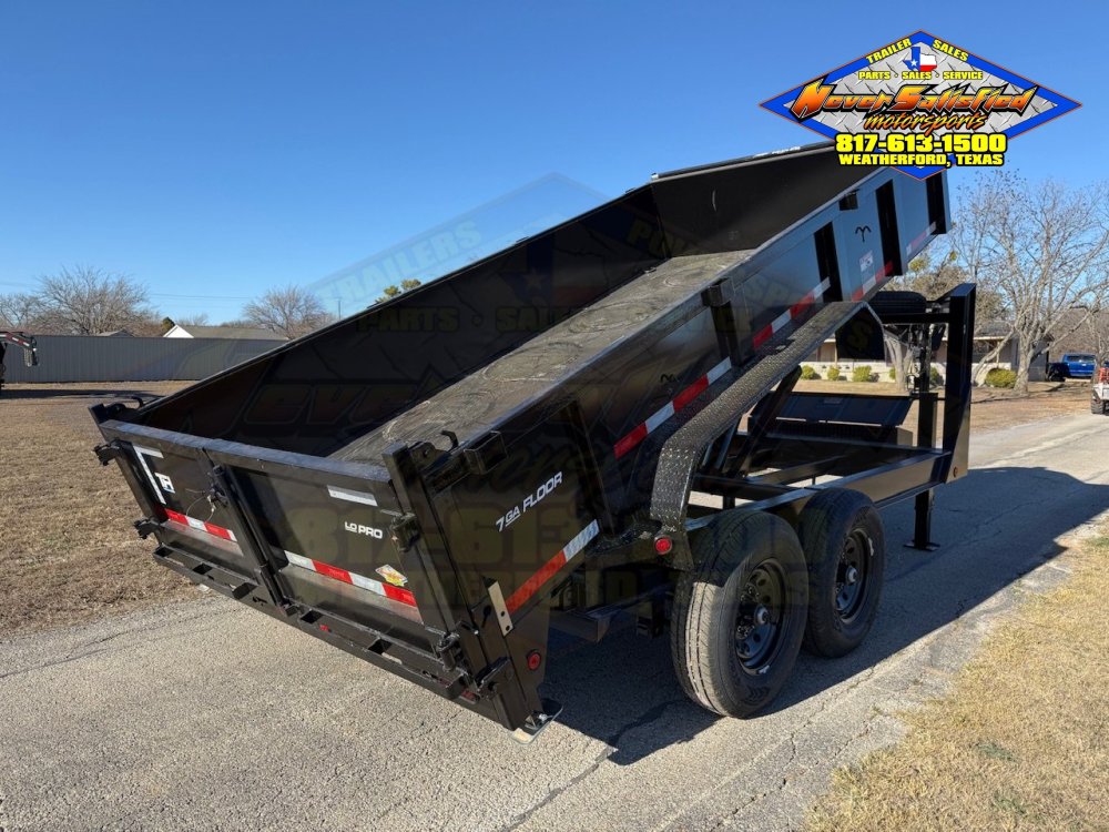 2026 TOP HAT 83" X 16' GOOSENECK DUMP TRAILER WITH TARP, RAMPS AND SPARE 14,000 GVWR