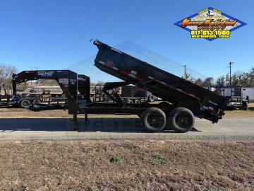 2026 TOP HAT 83" X 16' GOOSENECK DUMP TRAILER WITH TARP, RAMPS AND SPARE 14,000 GVWR