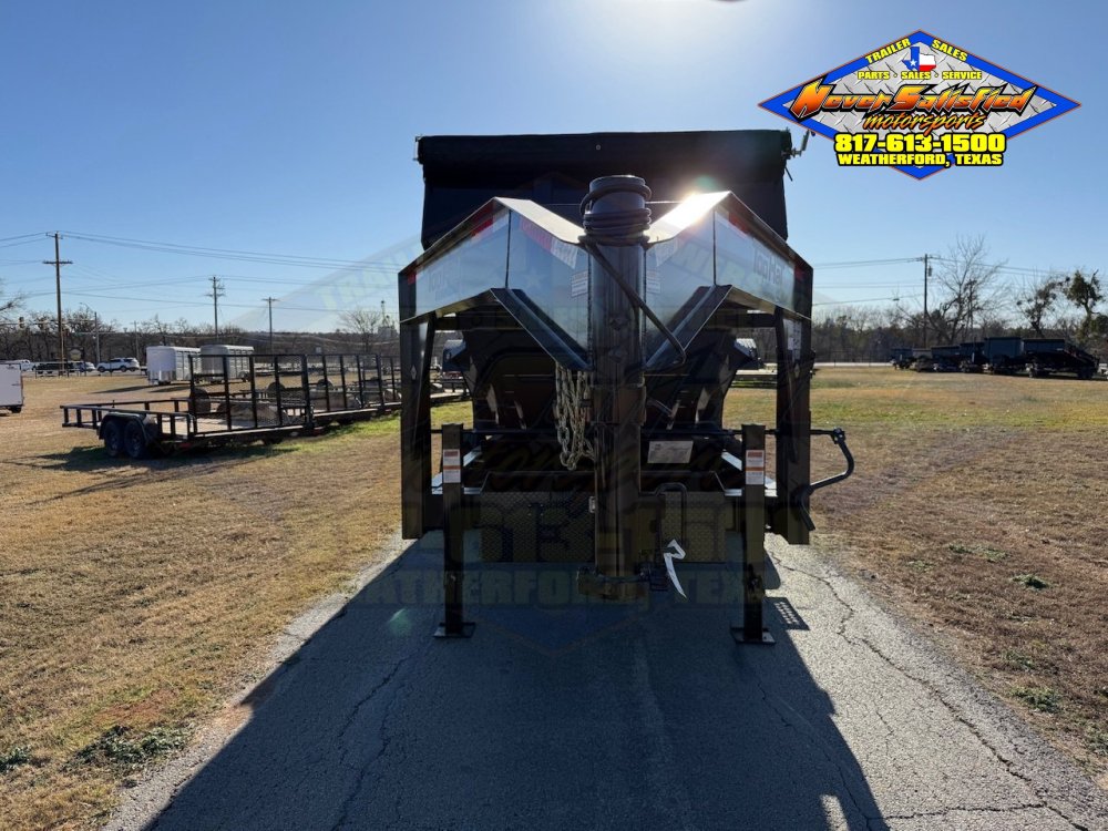 2026 TOP HAT 83" X 16' GOOSENECK DUMP TRAILER WITH TARP, RAMPS AND SPARE 14,000 GVWR
