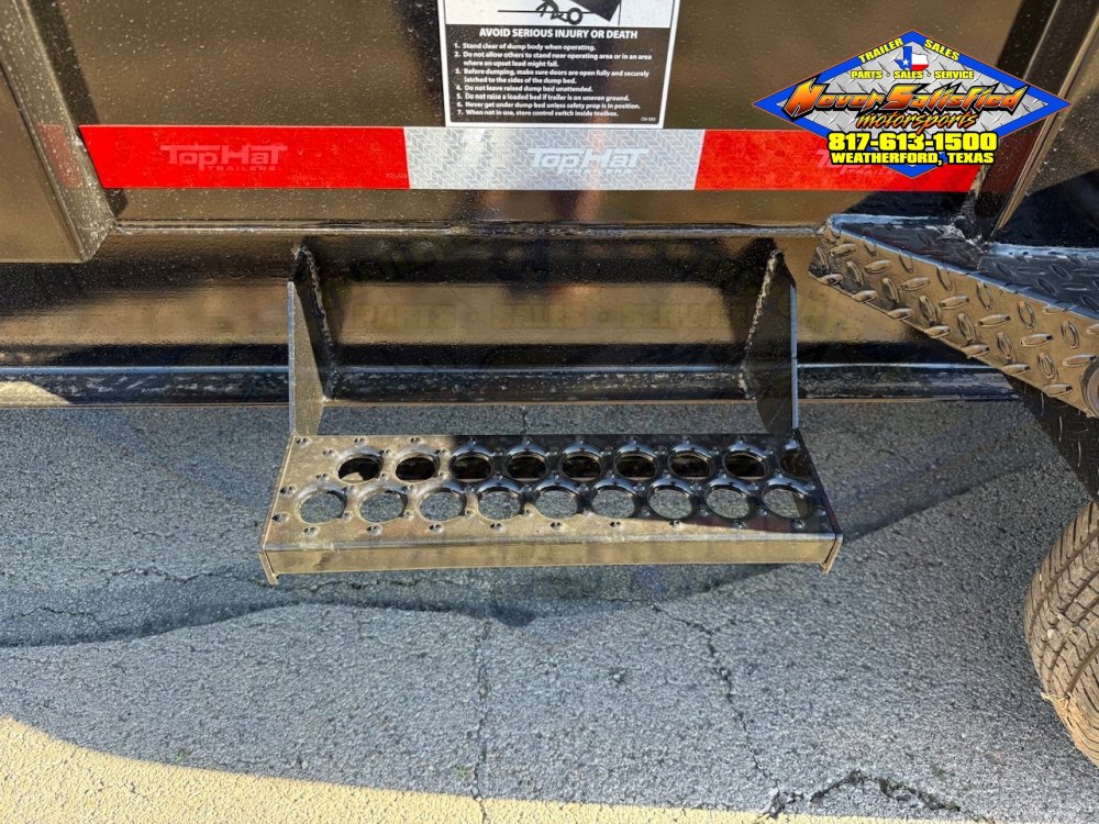 2026 TOP HAT 83" X 16' GOOSENECK DUMP TRAILER WITH TARP, RAMPS AND SPARE 14,000 GVWR