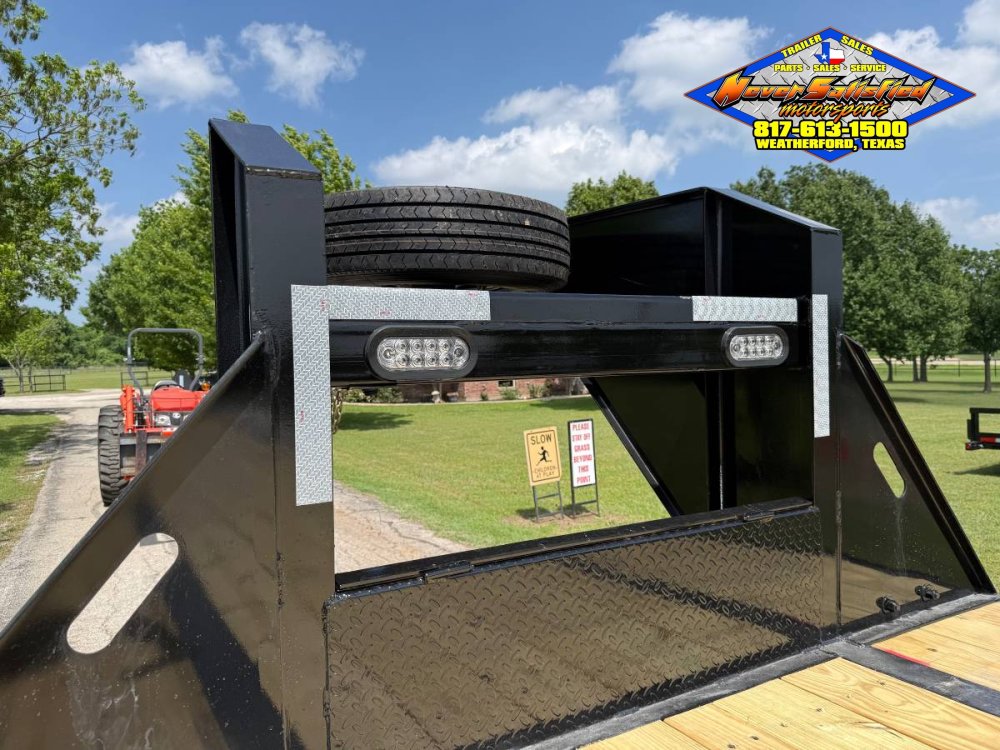 2026 TOP HAT 102" X 27' + 5' GOOSENECK TRAILER WITH JUMBO RAMPS AND SPARE 25,900 GVWR