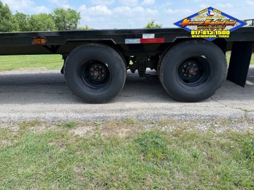 2026 TOP HAT 102" X 27' + 5' GOOSENECK TRAILER WITH JUMBO RAMPS AND SPARE 25,900 GVWR