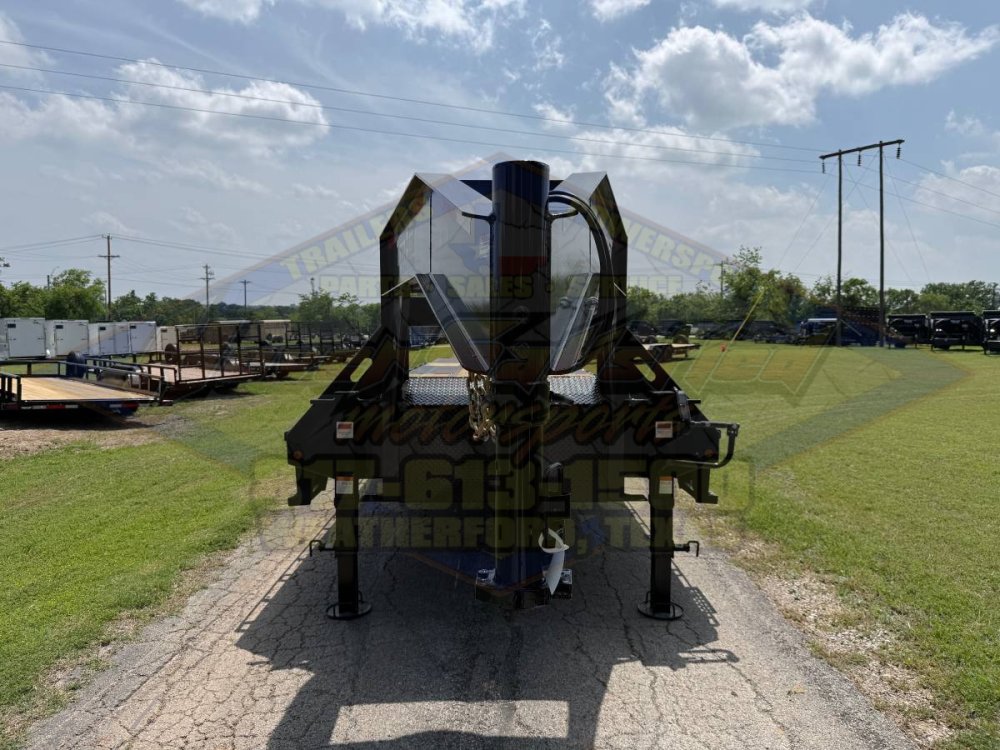 2026 TOP HAT 102" X 27' + 5' GOOSENECK TRAILER WITH JUMBO RAMPS AND SPARE 25,900 GVWR