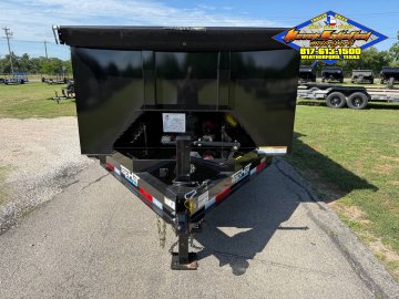 2026 TOP HAT 83" X 14' LOW PROFILE DUMP TRAILER 4' SIDEWALLS WITH TARP, RAMPS AND SPARE 14,000 GVWR