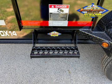 2026 TOP HAT 83" X 14' LOW PROFILE DUMP TRAILER 4' SIDEWALLS WITH TARP, RAMPS AND SPARE 14,000 GVWR