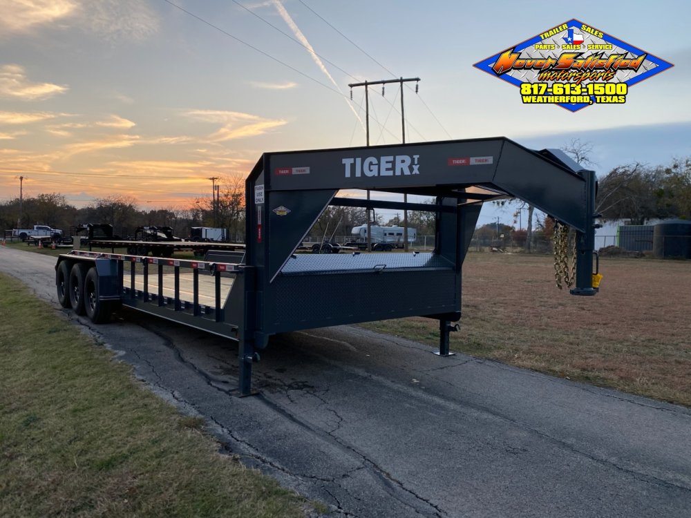2027 TIGERTX 96" X 22' FARM USE ONLY GOOSENECK TRACTOR HAULER 21K-GVWR