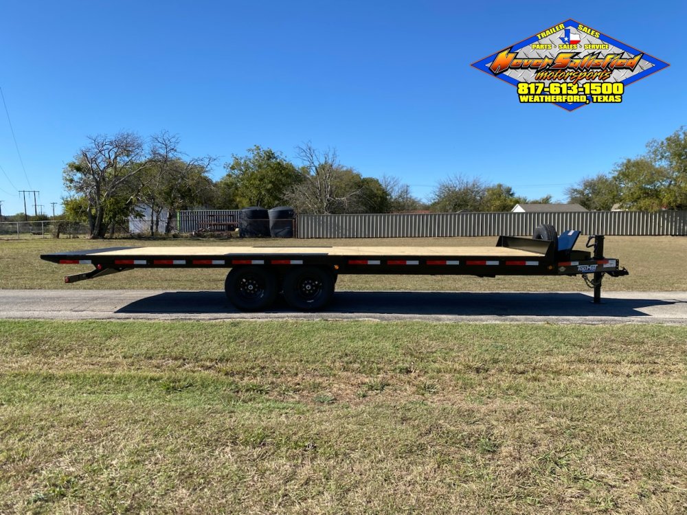 2026 TOP HAT 102" X 24' HYDRAULIC TILT DECK TRAILER WITH SPARE 14,000 GVWR