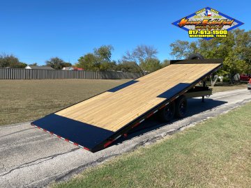 2026 TOP HAT 102" X 24' HYDRAULIC TILT DECK TRAILER WITH SPARE 14,000 GVWR