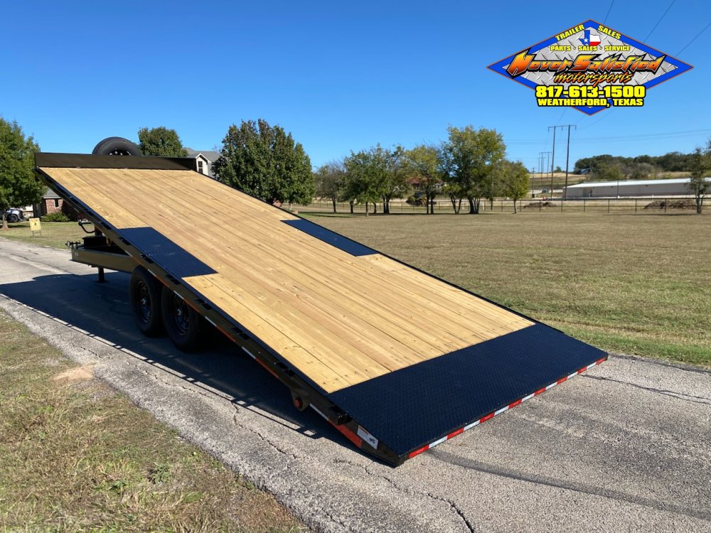 2026 TOP HAT 102" X 24' HYDRAULIC TILT DECK TRAILER WITH SPARE 14,000 GVWR