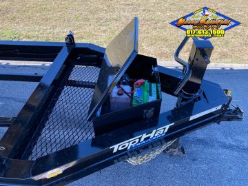 2026 TOP HAT 102" X 24' HYDRAULIC TILT DECK TRAILER WITH SPARE 14,000 GVWR