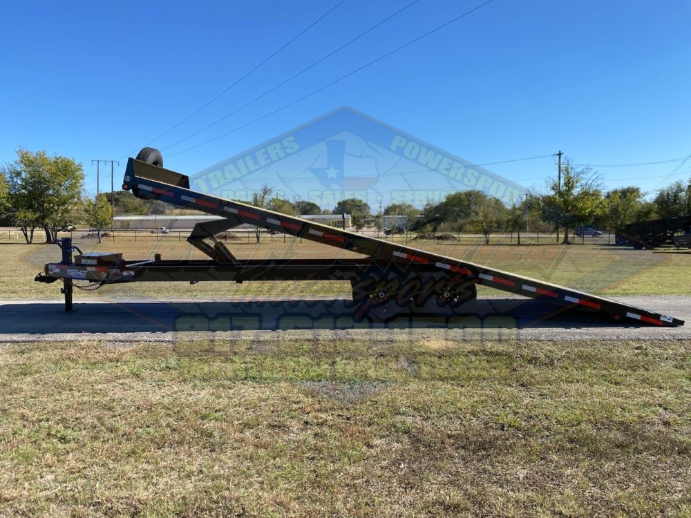 2026 TOP HAT 102" X 24' HYDRAULIC TILT DECK TRAILER WITH SPARE 14,000 GVWR