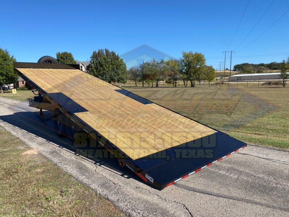 2026 TOP HAT 102" X 24' HYDRAULIC TILT DECK TRAILER WITH SPARE 14,000 GVWR