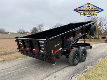2026 TOP HAT 83" X 16' LOW PROFILE DUMP TRAILER WITH TARP, RAMPS AND SPARE 14,000 GVWR