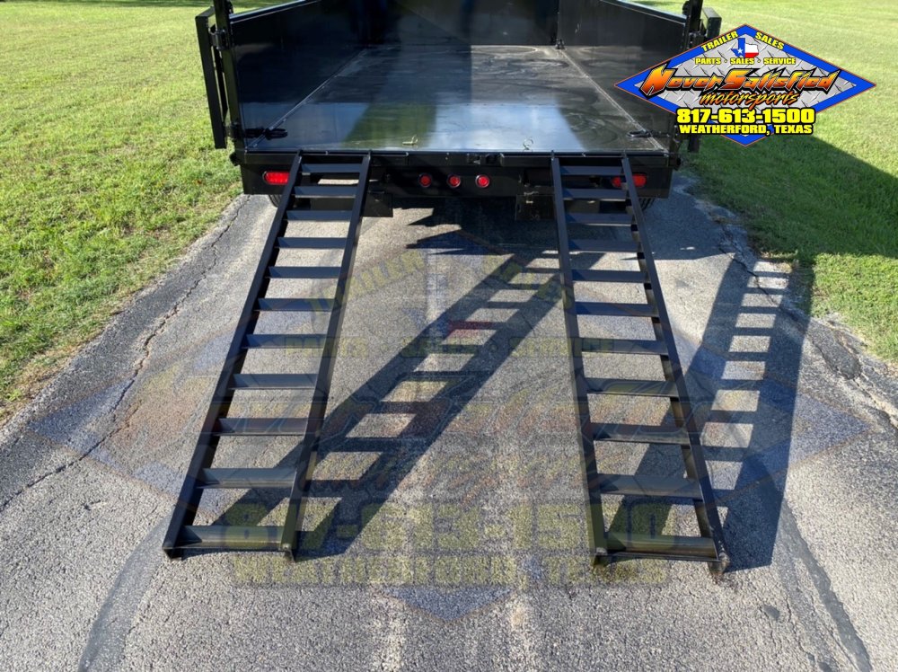 2026 TOP HAT 83" X 16' LOW PROFILE DUMP TRAILER WITH TARP, RAMPS AND SPARE 14,000 GVWR