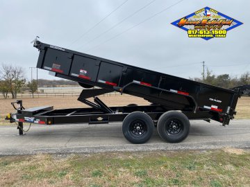 2026 TOP HAT 83" X 16' LOW PROFILE DUMP TRAILER WITH TARP, RAMPS AND SPARE 14,000 GVWR