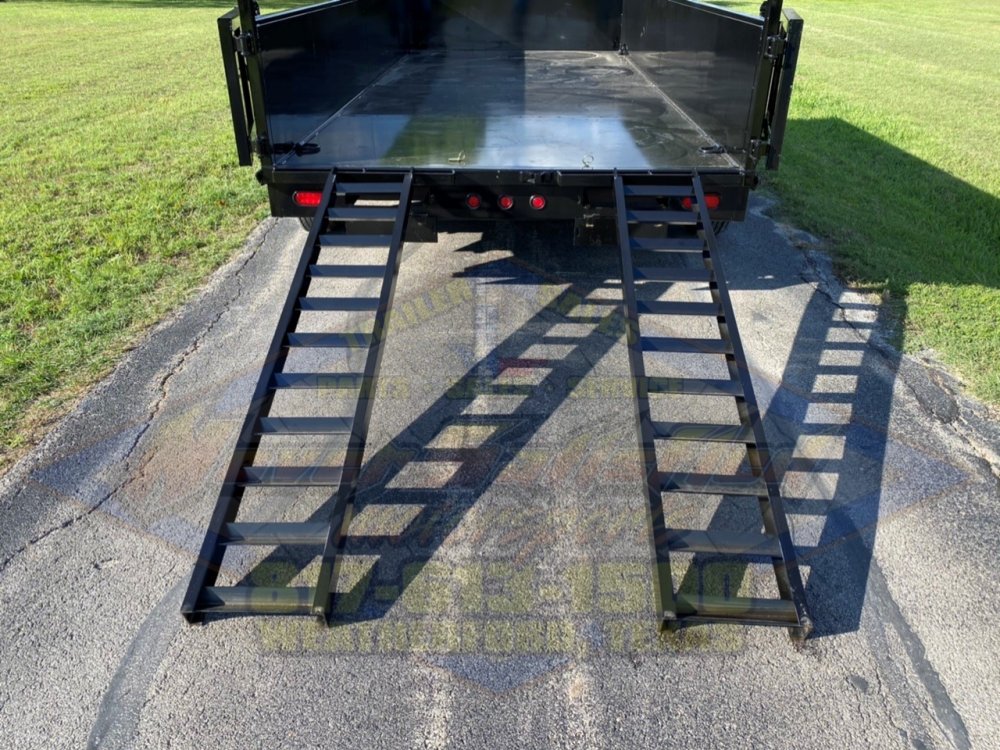 2026 TOP HAT 83" X 16' LOW PROFILE DUMP TRAILER WITH TARP, RAMPS AND SPARE 14,000 GVWR