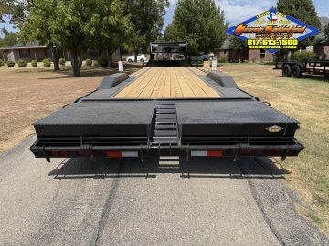 2027 DELCO 102" X 28' + 4' GOOSENECK CAR HAULER WITH MONSTER RAMPS AND SPARE 20K-GVWR 13070#PLC