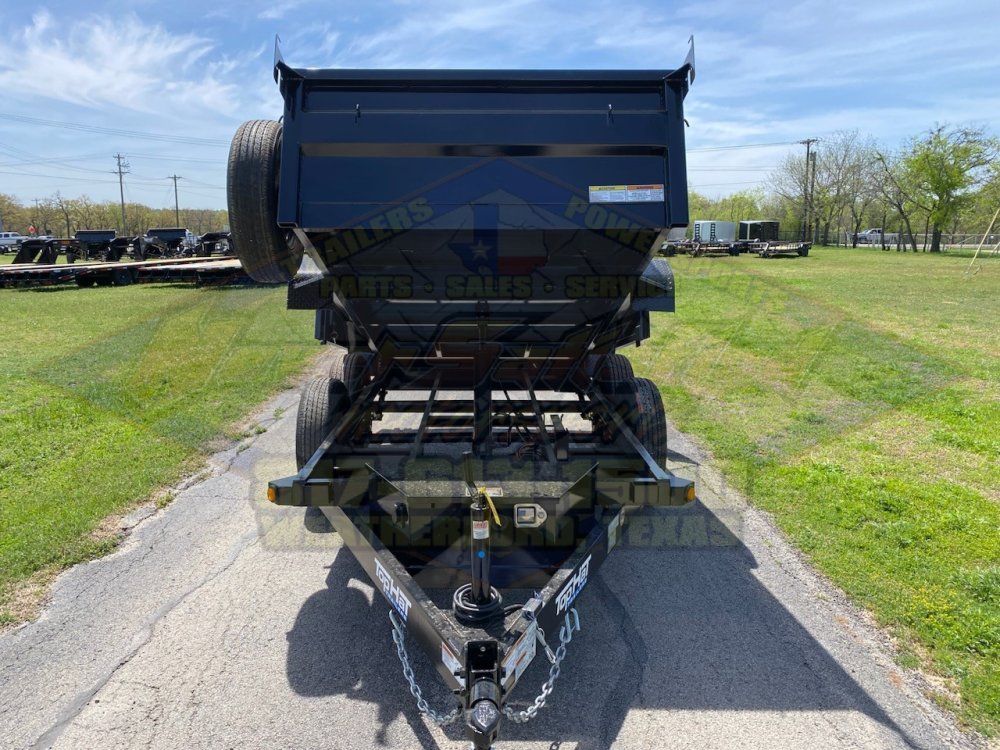 2026 TOP HAT 5' X 10' DUMP TRAILER WITH TARP AND SPARE 7K#GVWR 4815#PLC
