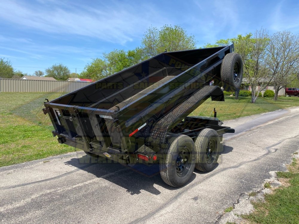 2026 TOP HAT 5' X 10' DUMP TRAILER WITH TARP AND SPARE 7K#GVWR 4815#PLC